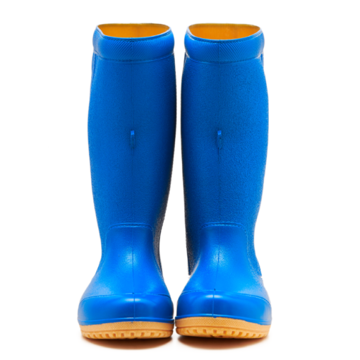 OHYAMA First waterproof blue rubber boots, lightweight and durable for gardening and industrial work