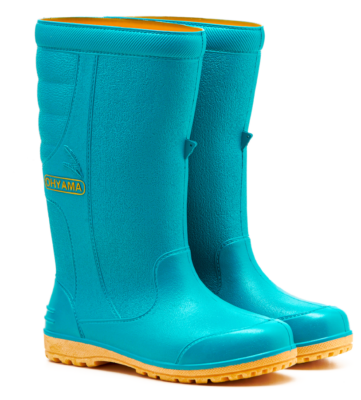 OHYAMA First waterproof mint rubber boots, lightweight and comfortable for gardening and industrial use