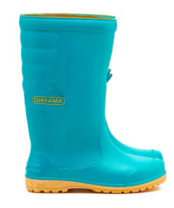 OHYAMA First waterproof mint rubber boots, lightweight and comfortable for gardening and industrial use