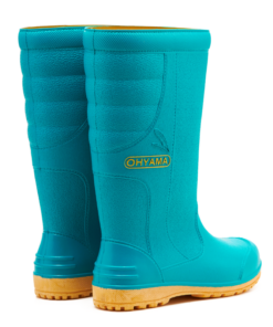 OHYAMA First waterproof mint rubber boots, lightweight and comfortable for gardening and industrial use