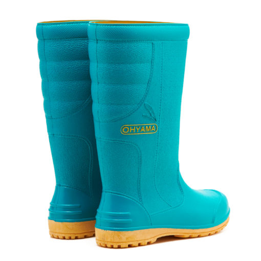 OHYAMA First waterproof mint rubber boots, lightweight and comfortable for gardening and industrial use